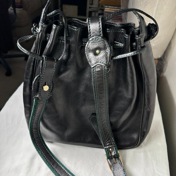 NEW Black Genuine Leather Shoulder Bag - Picture 4 of 8